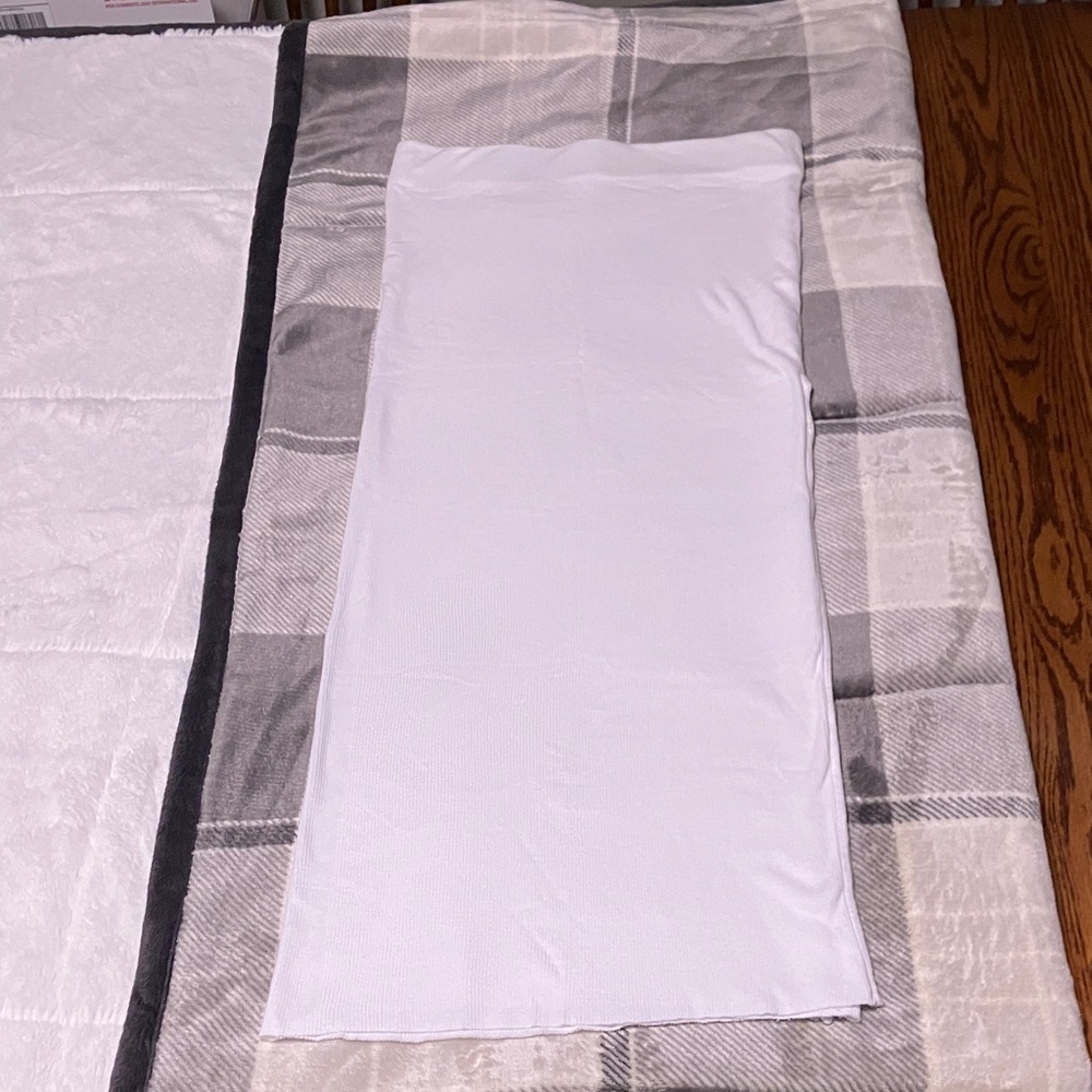 Cotton Citizen Elegant White Pencil Skirt